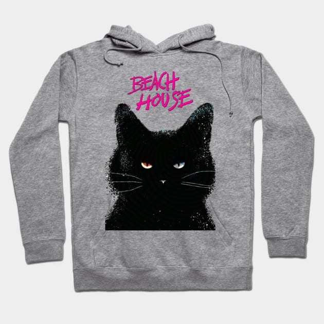 Beach House Cats Hoodie by 14RF